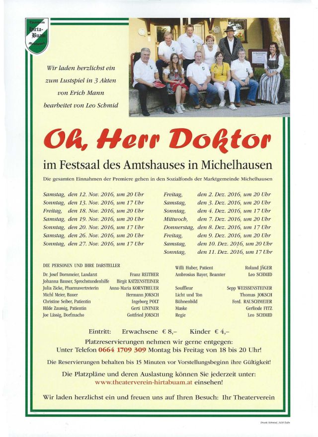 2016 – Oh, Herr Doktor