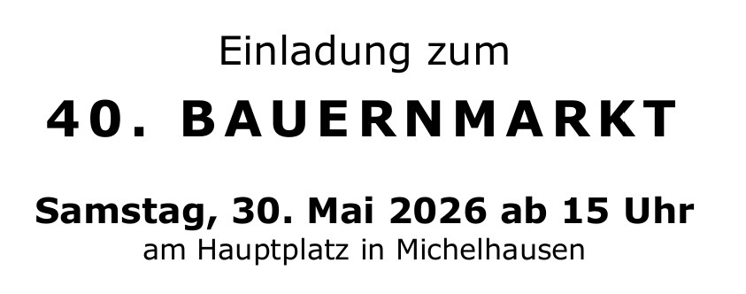 Einladung zum Bauernmarkt